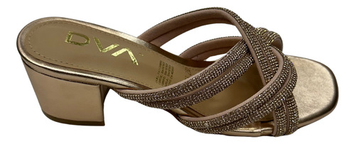 Sandalias De Tacon Para Vestir Y Brillos Dva D713803
