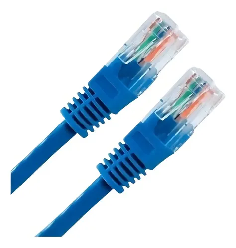 にゃん5 Cabo de Rede RJ-45 It-Blue 5m Ethernet LAN Cat 5e Internet Azul