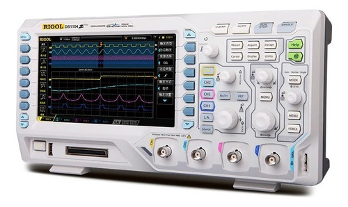 Imagem 3 de 5 de Osciloscópio Digital 100mhz Rigol 4 Canais Ds1104z Plus