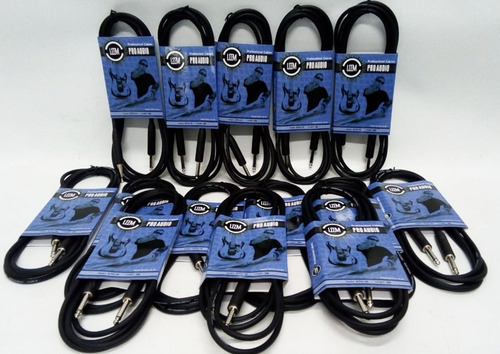 Imagen 3 de 4 de Cable Plug A Plug Blindado 3 Mts Leem Gth10