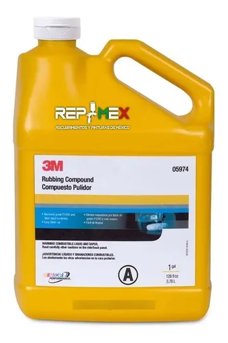 comprar 3m Compuesto Pulidor Rubbing Compound Galón 5974