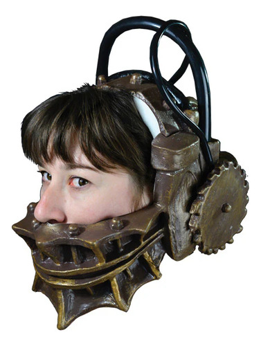 Mascara Saw - Reverse Bear Trap Trick Or Treat Studios Color Marrón