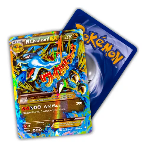 Carta Pokemon Tcg Mega Charizard X / Cartinha Mega Charizard