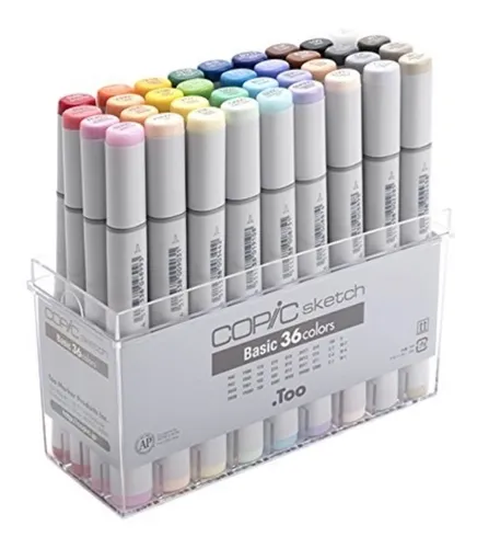 Marcadores Copic Sketch Marker 36 Piece Sketch Basic Set