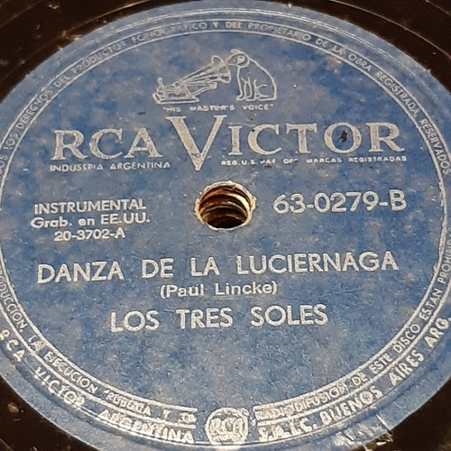 Pasta Los Tres Soles Rca Victor C305