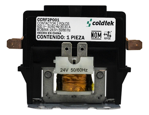 Contactor 2 Polos 30a 24v Aire Acondicionado Y Refrigeración