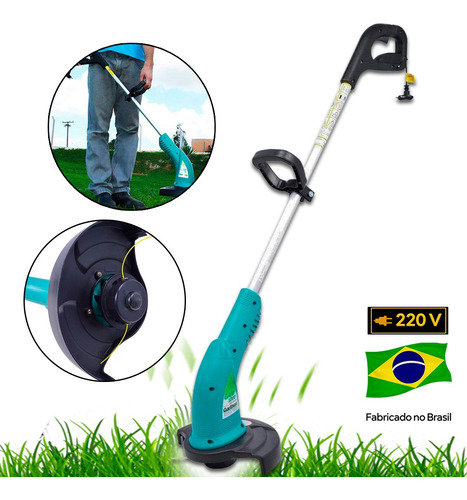 Cortador Aparador De Grama 1000w Gam1000 Garthen 220v