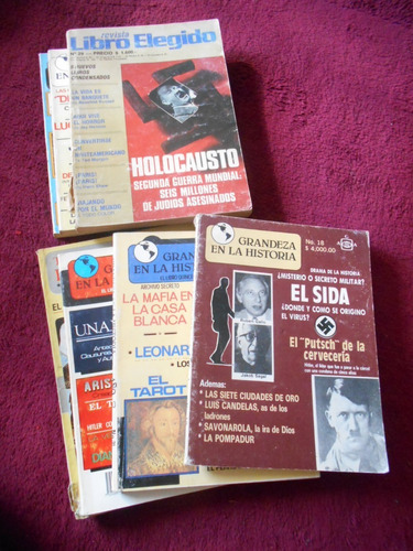 Lote 7 Revistas Antiguas Grandeza En La Historia Hitler Rara