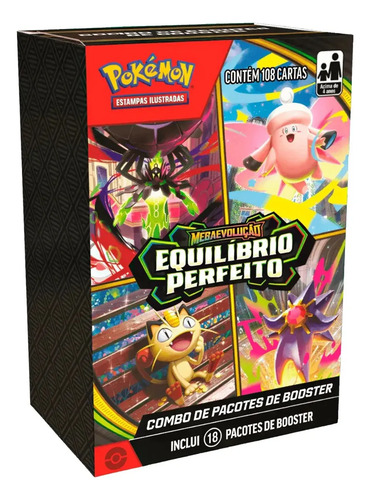 Combo De Booster Mega Evolução Equilíbrio Perfeito - Copag