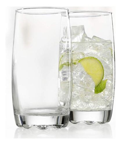 Set 6 Vasos 410ml Cooler Napoles Bebidas Cócteles Mojitos