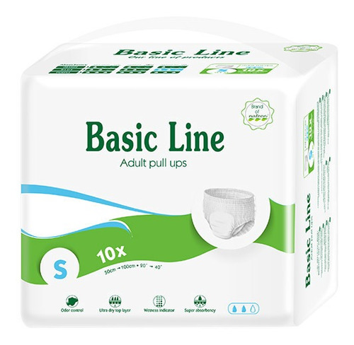 Basic Line Pant Talle P (cintura De 50 A 100 Cm) Pañales