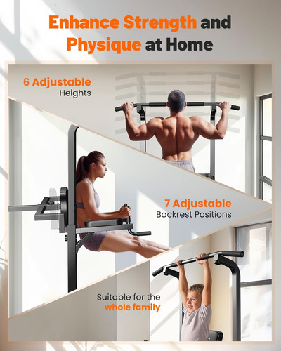 Estructura Estacion Dominadas Barra Multifuncional Gimnasio En Casa, Máquina De Levantamiento De Pesas, Equipo De Fitness, Culturismo, Construcción Muscular
