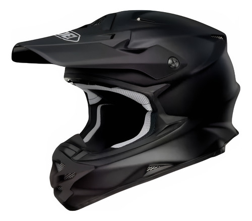 Casco Motocross Shoei Vfx-w Negro Mate Enduro Negro Solido Xl