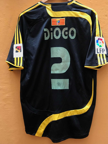 Camiseta Zaragoza C. Diogo Talle L 100% Original Utileria