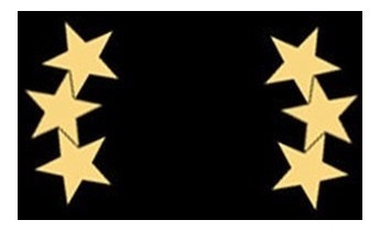 Aros De Estrellas Color Plata Y Color Oro 1,5 Cm De Largo