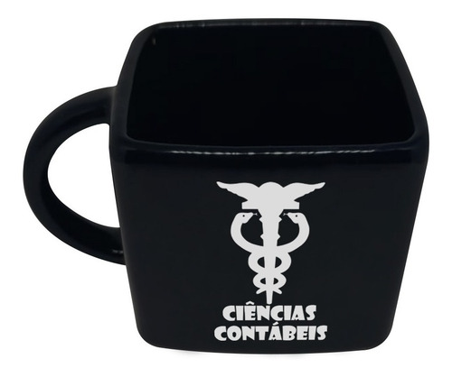 Caneca Cubo Quadrada Profissao Contabeis 200ml