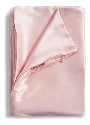 Funda De Almohada 100% De Satén Con Cierre Super Suave Queen
