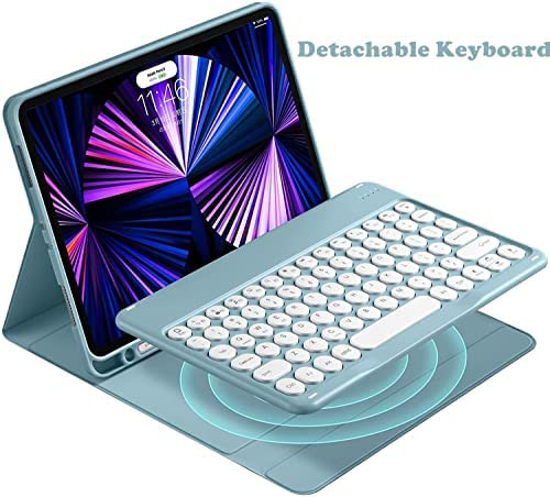 Qiyibocase Funda Con Teclado Para Galaxy Tab A8 De 10,5 2022