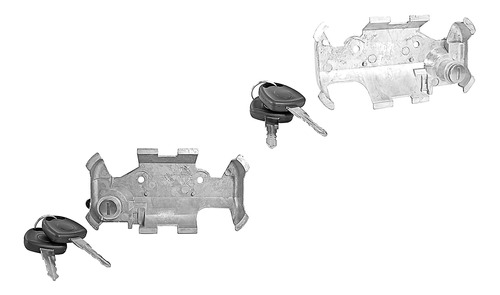 2- Cilindros Puertas Metal Chevy Pickup 1994/2003 Generico