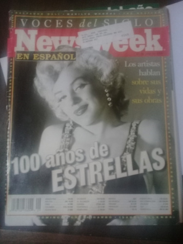 Revista **newsweek** Julio De 1999,  100 Años De Estrellas,