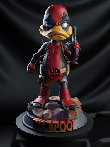  Archivo Stl Impresión 3d - Deadpool Duckpool