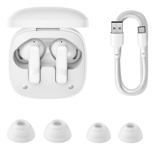 Fone De Ouvido Sem Fio Baseus Bowie E20 Bluetooth 5.3 Branco