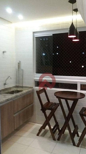 Imagem 10 de 18 de Apartamento Com 2 Dormitórios À Venda, 75 M² Por R$ 370.000,00 - Aviação - Praia Grande/sp - Ap3513