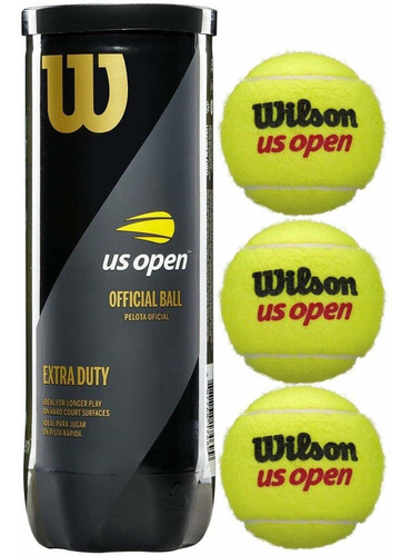 Pelotas De Tenis Us Open Extra Duty All-court  3 Lata Pdt