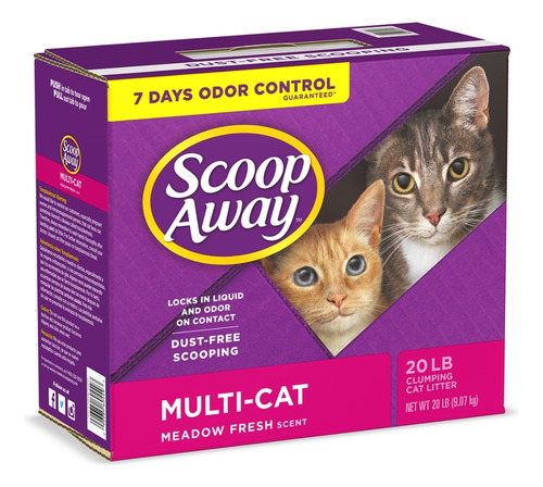 Arena Gato Scoop Away Multi Cat Aglutinante 9kg - 20lb