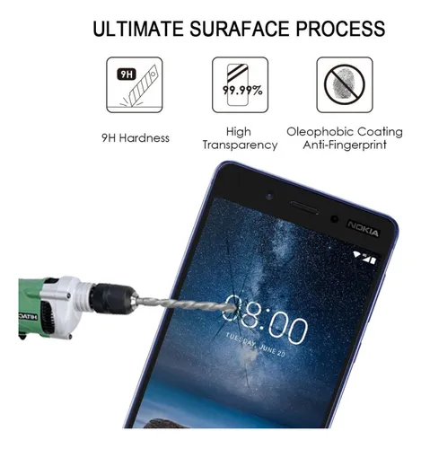 Película De Vidrio Templado Para Nokia 6.1