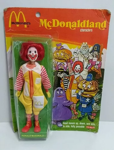 Boneco Antigo Brinquedo Papa Burguer Coleção Mc Donald 03