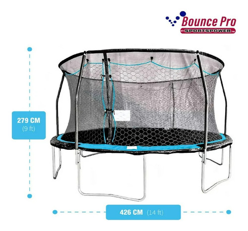 Trampolin Brincolin Incluye Red Capacidad De 5 Niños