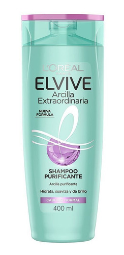Imagen 2 de 5 de Shampoo Detox Arcilla Elvive L'Oréal 400ml