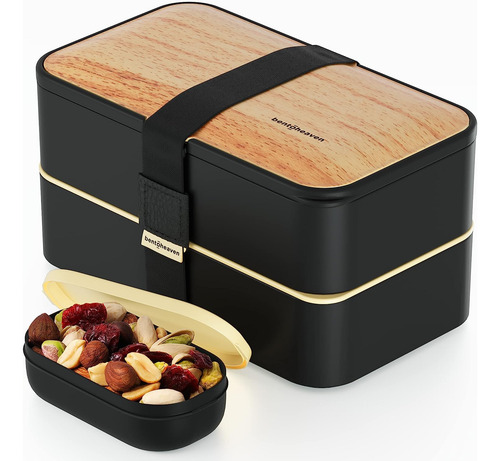 Bentoheav Premium Bento Box Fiambrera Adultos 2 Compartiment