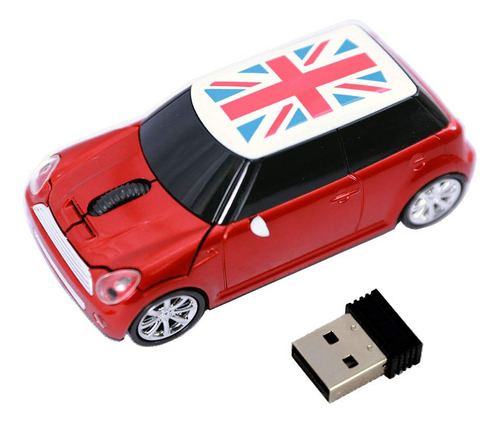 Jinfili Cool Style Car Ratón Inalámbrico Ergonómico Usb .