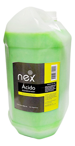 Acondicionador Enjuague Ácido Nex Bidon X 4.8 Litros