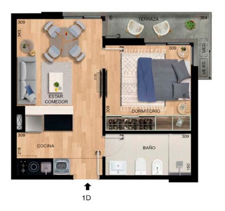 Imagen 2 de 8 de Venta Aptos 1, 2 , 3 Y Monoambientes En Nostrum Malvin