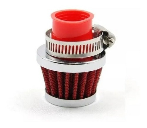 Filtro Mini De Aire Tipo K & N Deportivo Tuning Rojo