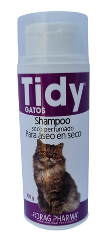 Shampoo Tidy Seco Perfumado Gato 100 Gr