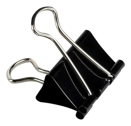 Aprieta Papel Binder Clip Manitos, Mariposa 41mm X 12 U.