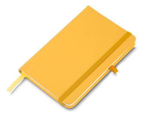 Caderno  De Anotações Tipo Moleskine Com Elástico