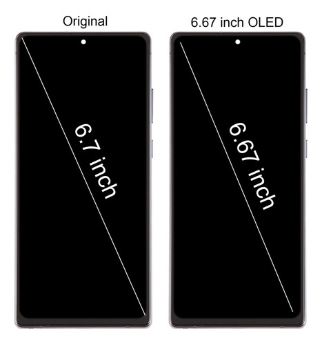 Sjp Lcd With Frame For Samsung Galaxy Note20 Sm-n980