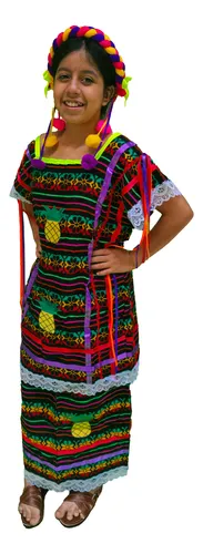 Vestido tipico de oaxaca para niña hotsell
