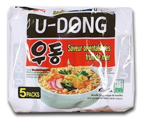 Sopa Instantanea Samyang Udon sabor Mariscos 5pz