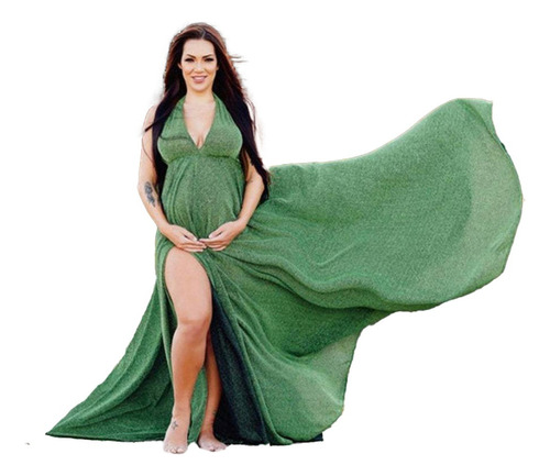 Vestidos De Fiestas Elegante Para Fotografía Maternidad