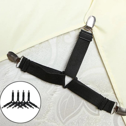 4 Unidades/lote De Soportes Para Sábanas Con Clips Ajustable