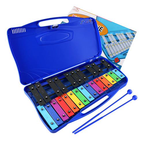 Eastrock Xilofono, 25 Notas Glockenspiel Xilofono Para Ninos