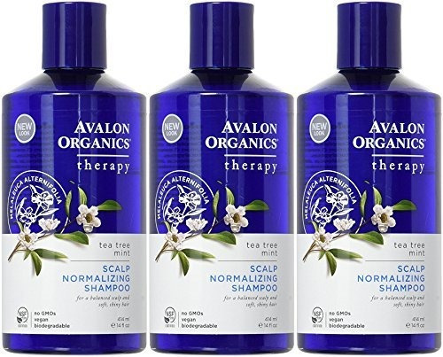 Avalon Organics Champú Normalizador Del Cuero Cabelludo, Árb