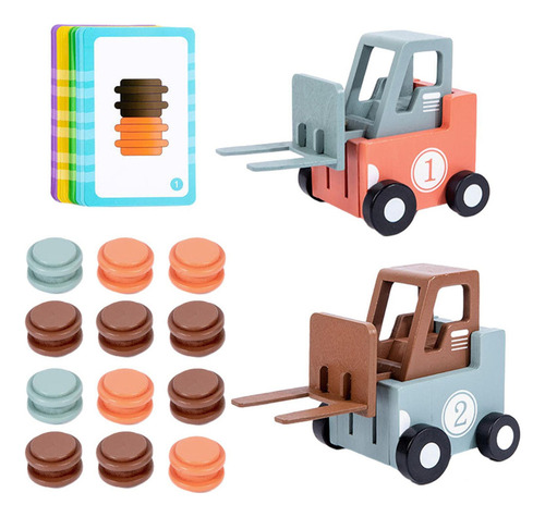Forklift Transport Game Para 2 Jugadores, Coche De Construcc