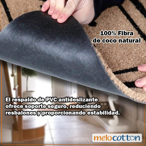 Y Tapete Fibra De Coco Para Interior/exterior -